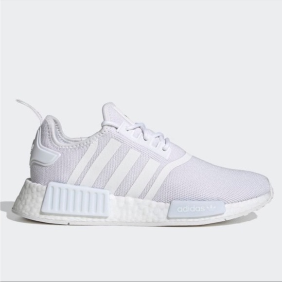 adidas NMD R1 Primeblue Triple White - Picture 2 of 7